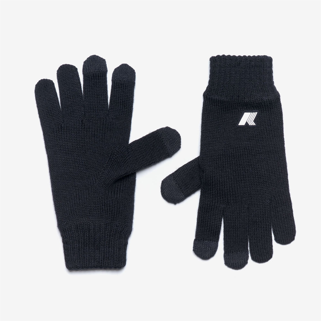 Gloves Unisex ALFRED CARDIGAN STITCH WOOL Glove BLUE DEPTH MELANGE Photo (jpg Rgb)			