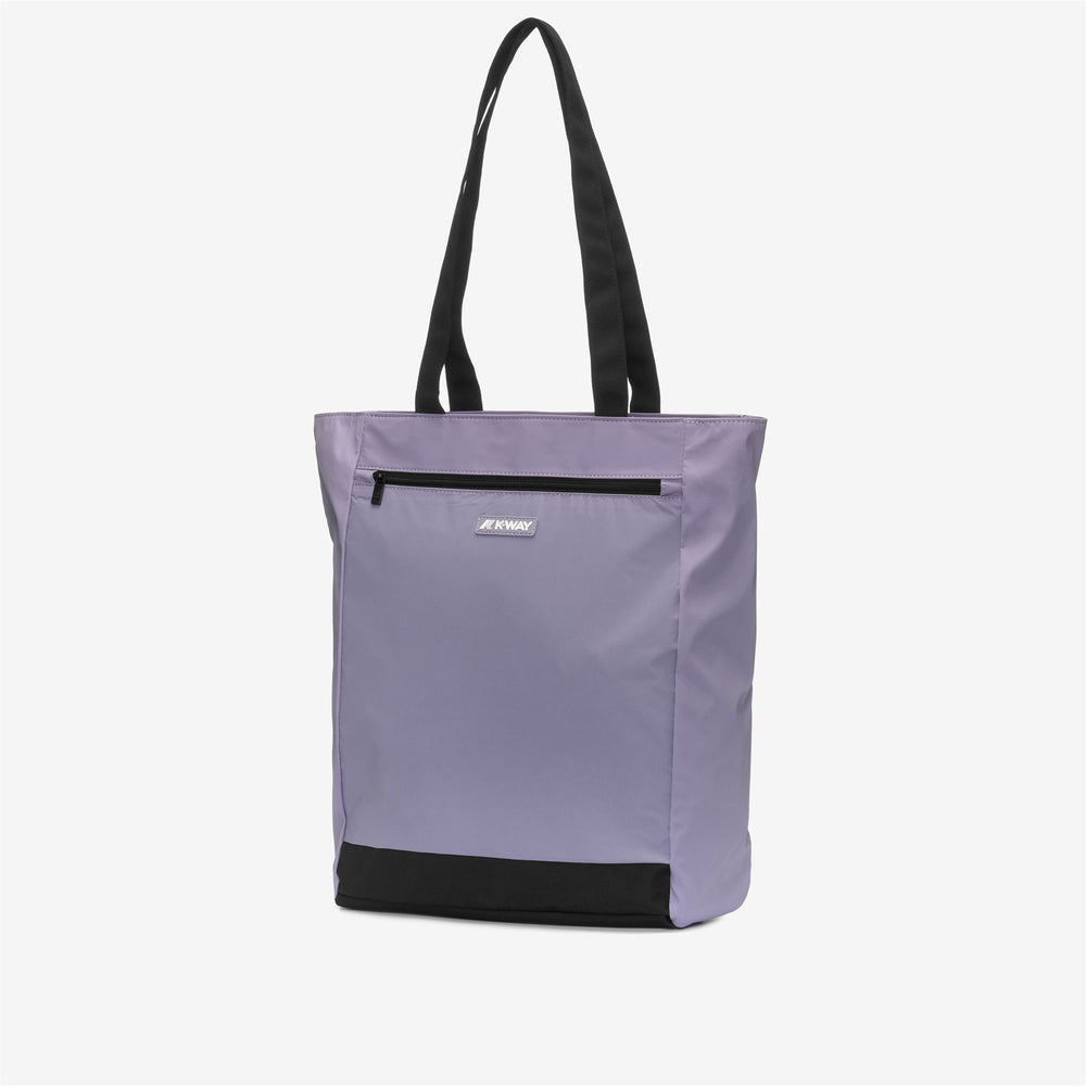 Bags Unisex ELLIANT Shopping Bag VIOLET GLICINE Dressed Front (jpg Rgb)	