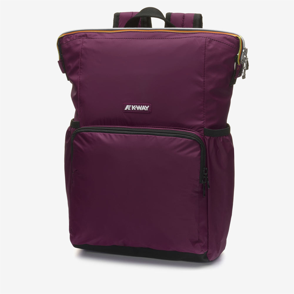 Bags Unisex MAIZY Backpack VIOLET DK PURPLE Dressed Front (jpg Rgb)	