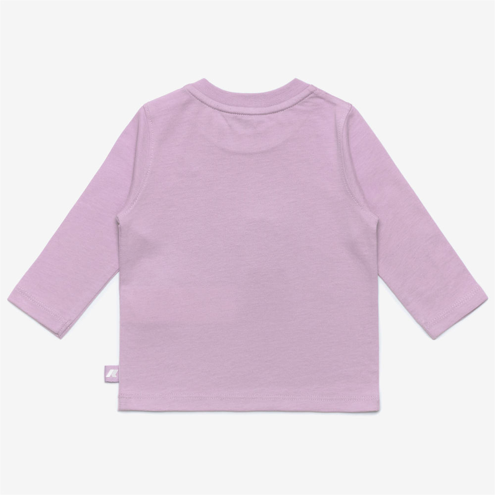 T-ShirtsTop Kid unisex E. ELMETTE CLOUDY T-Shirt VIOLET LT LILAC Dressed Front (jpg Rgb)	