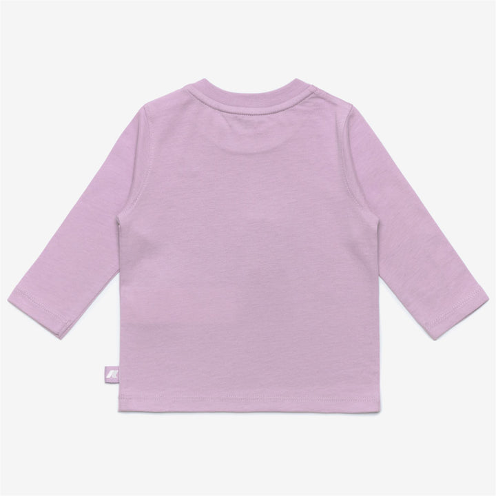 T-ShirtsTop Kid unisex E. ELMETTE CLOUDY T-Shirt VIOLET LT LILAC Dressed Front (jpg Rgb)	