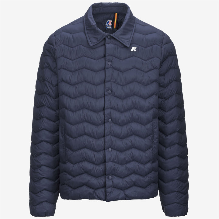 Jackets Man BRUNO QUILTED WARM Short BLUE DEPTH Photo (jpg Rgb)			