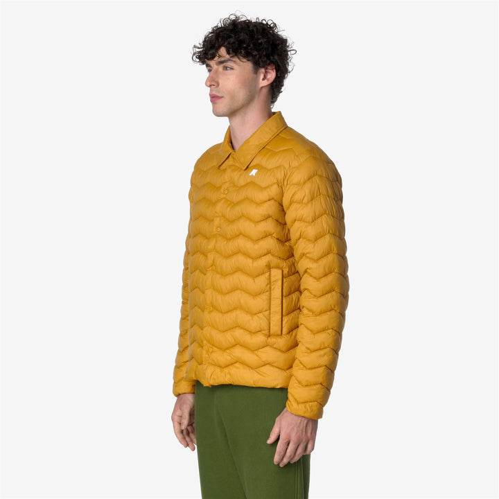 Jackets Man BRUNO QUILTED WARM Short YELLOW INCA Detail (jpg Rgb)			