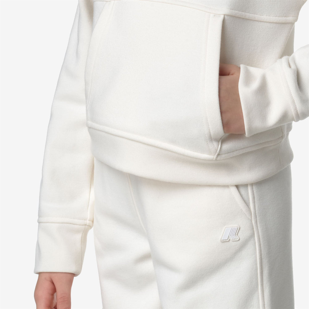 Fleece Girl P. CARMYLLE Jumper WHITE GARDENIA Detail Double				