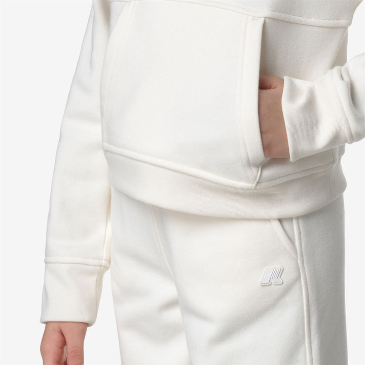 Fleece Girl P. CARMYLLE Jumper WHITE GARDENIA Detail Double				