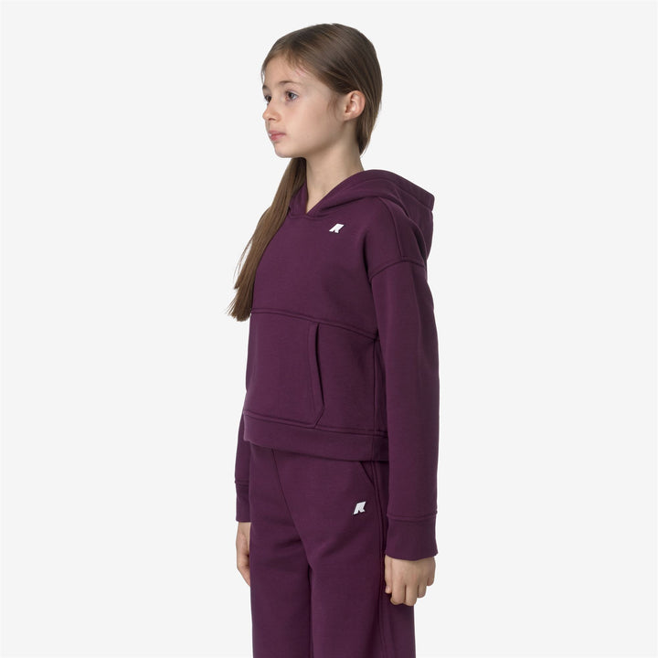 Fleece Girl P. CARMYLLE Jumper VIOLET DK PURPLE Detail (jpg Rgb)			