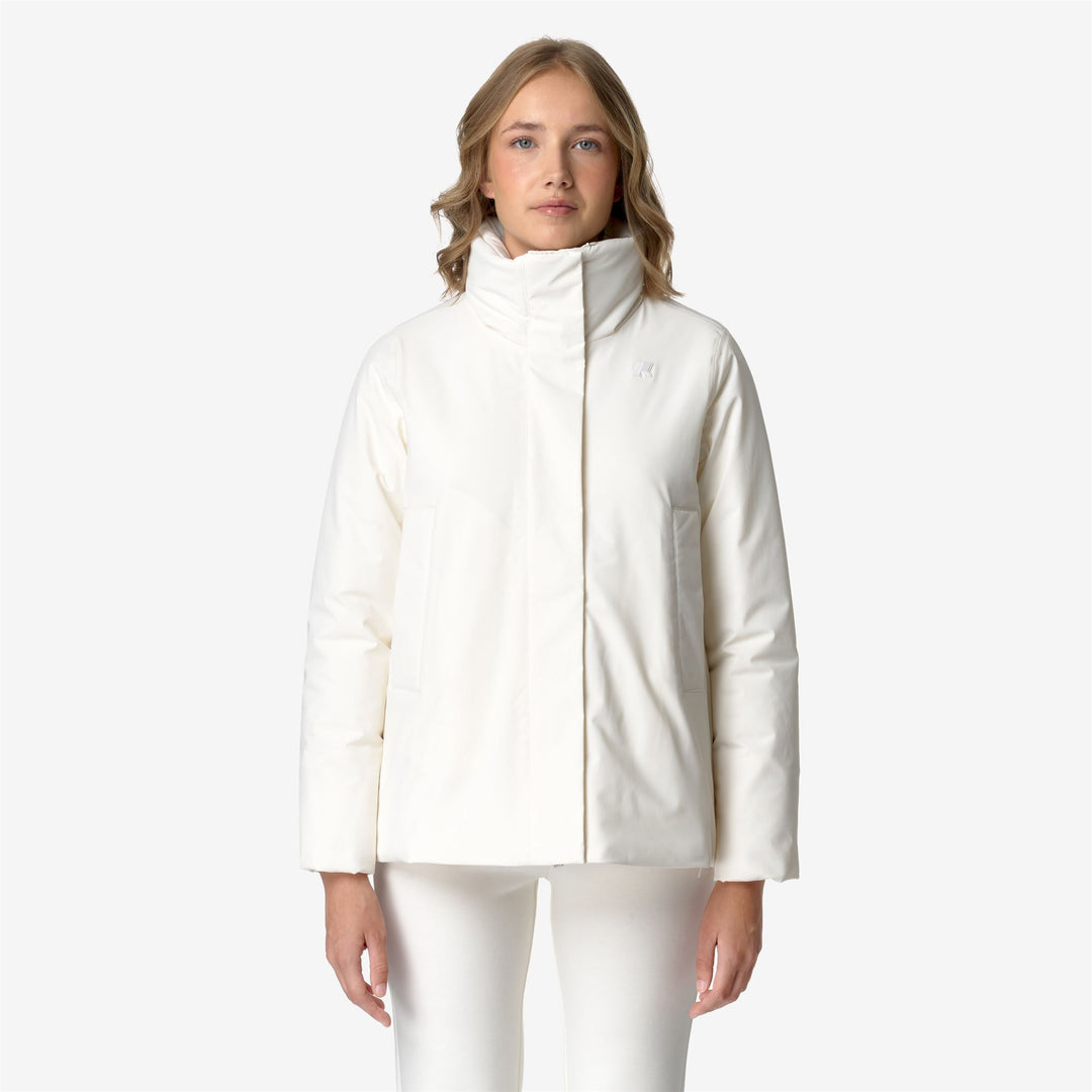 Jackets Woman MARLETTE ST WARM Short WHITE GARDENIA Dressed Back (jpg Rgb)		