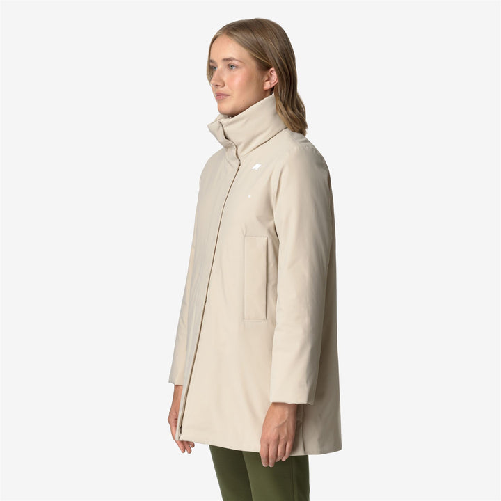 Jackets Woman MARLA ST WARM Mid BEIGE GREY Detail (jpg Rgb)			