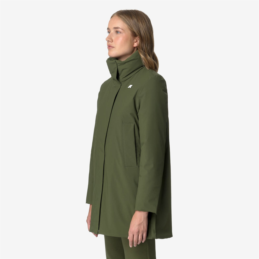 Jackets Woman MARLA ST WARM Mid GREEN CYPRESS Detail (jpg Rgb)			