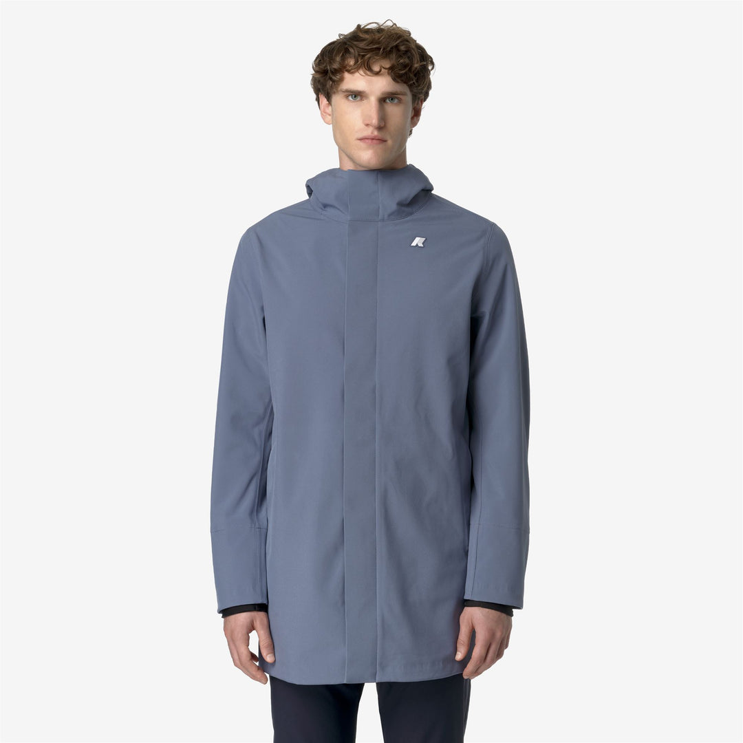 Jackets Man MARLYN BONDED Mid GREY BLUE A-BLUE D Dressed Back (jpg Rgb)		