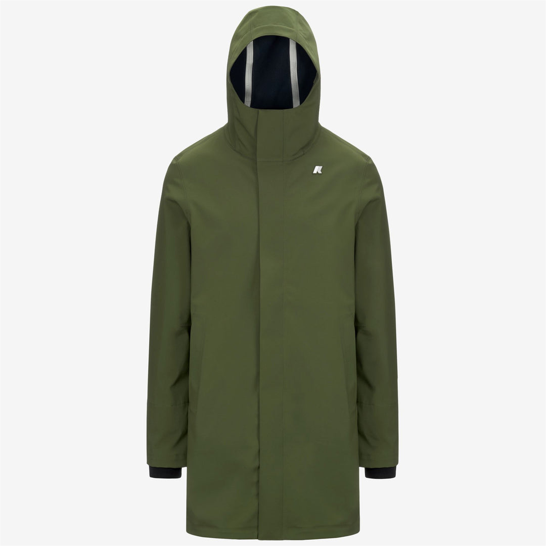 Jackets Man THOMAS BONDED Long GREEN C-BLUE D Photo (jpg Rgb)			