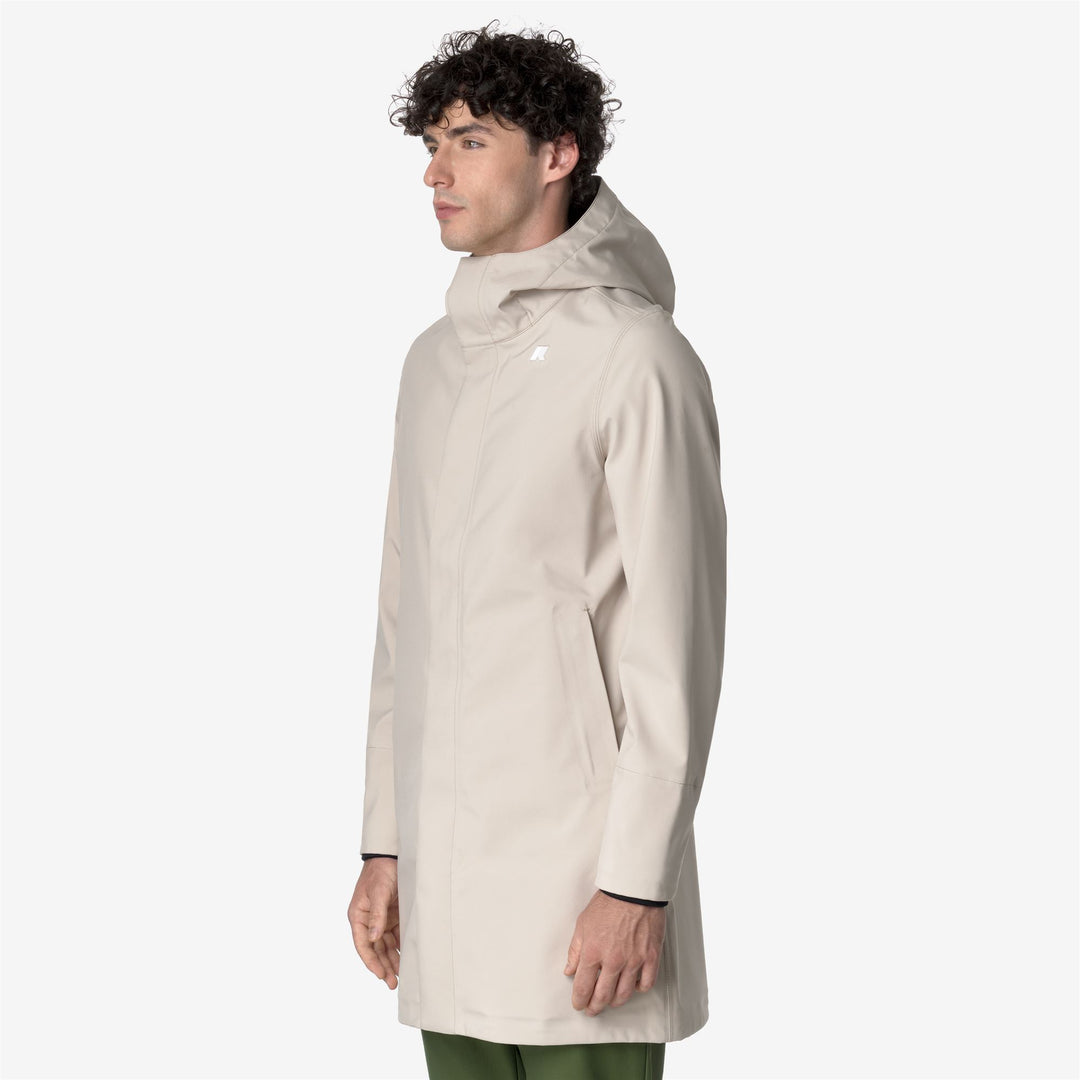 Jackets Man THOMAS BONDED Long BEIGE G-BLUE D Detail (jpg Rgb)			