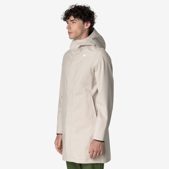 Jackets Man THOMAS BONDED Long BEIGE G-BLUE D Detail (jpg Rgb)			