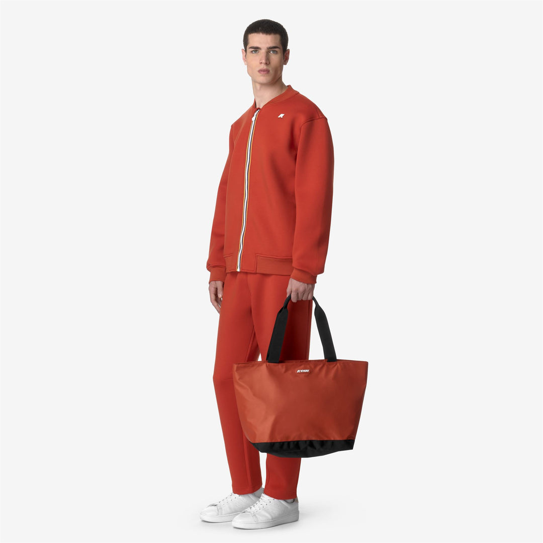 Bags Unisex CLERE TOTE BAG RED POMPEIAN Dressed Front Double		