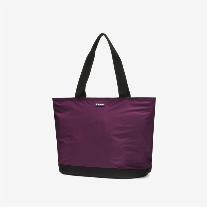 Bags Unisex CLERE TOTE BAG VIOLET DK PURPLE Dressed Front (jpg Rgb)	