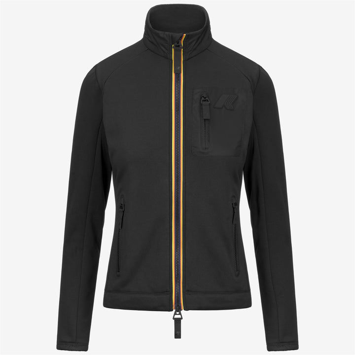 Fleece Woman MARNAZ Jacket BLACK PURE Photo (jpg Rgb)			