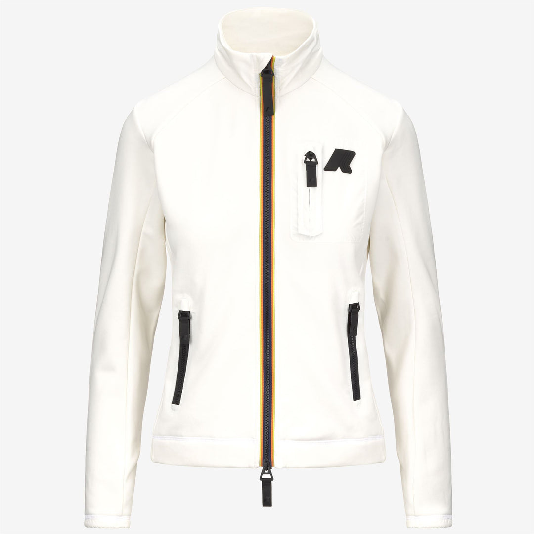 Fleece Woman MARNAZ Jacket WHITE GARDENIA Photo (jpg Rgb)			