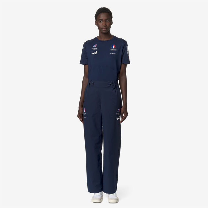 Pants Woman MODANE ORIENT EXPRESS TEAM AC Sport Trousers BLUE DRESS Dressed Back (jpg Rgb)		