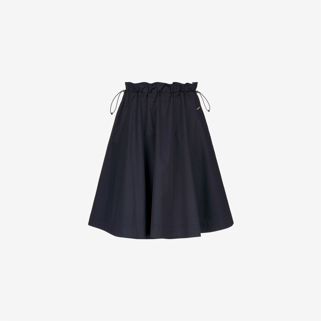 Skirts Woman GAELA SATIN Longuette BLUE DEPTH Photo (jpg Rgb)			