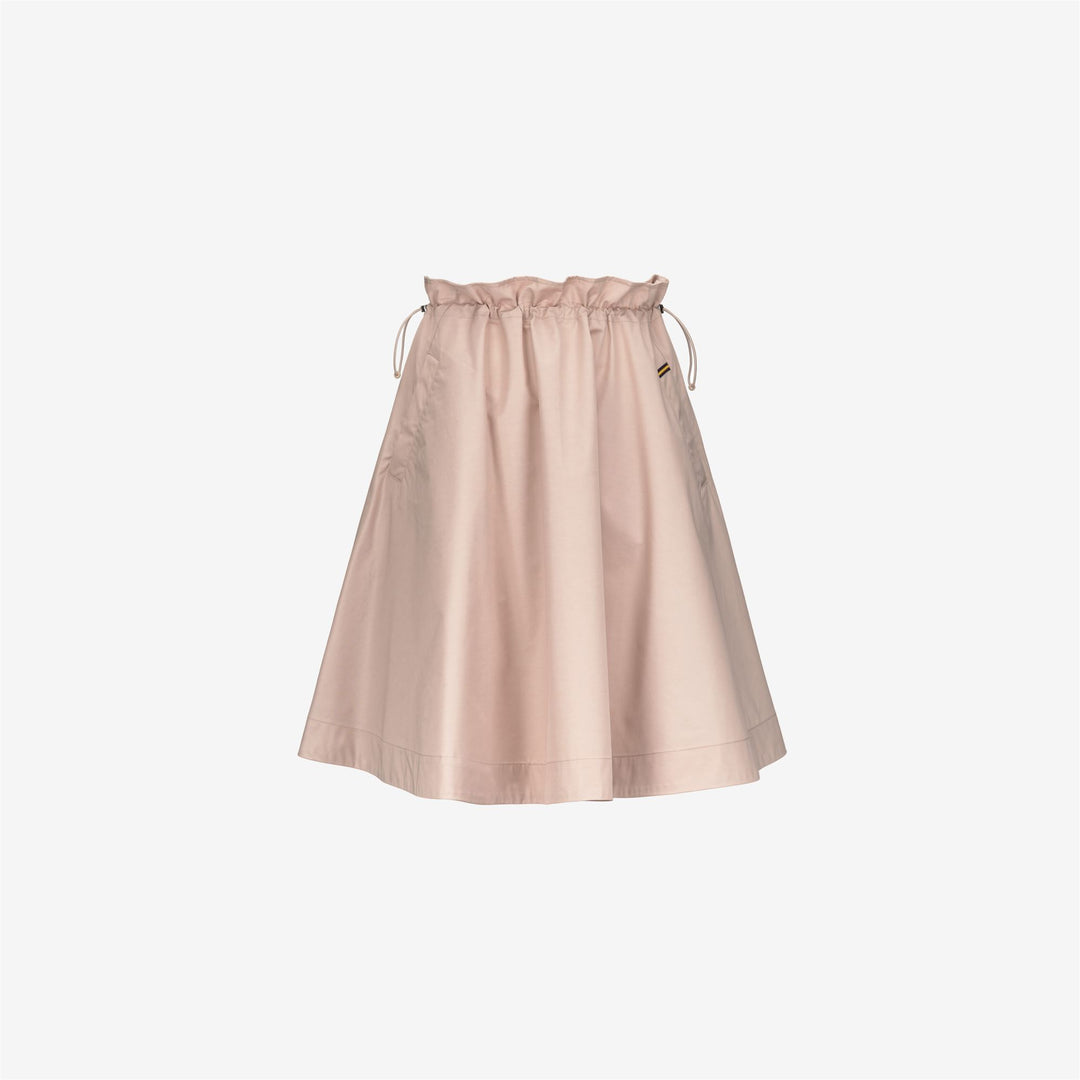 Skirts Woman GAELA SATIN Longuette PINK TINT Photo (jpg Rgb)			