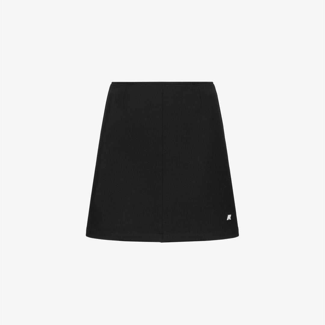 Skirts Woman VITTY LIGHT SPACER Short BLACK PURE Photo (jpg Rgb)			