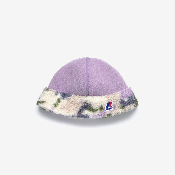 SETS Kid unisex E. GIFT SET POLAR GRAPHIC Blanket / Hat / Shoes VIOLET L - CAMO GIRL PINK Dressed Front (jpg Rgb)	