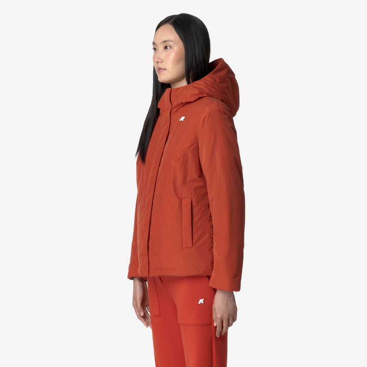 Jackets Woman LIL SOFT TOUCH MARMOTTA Short RED P-GREY B Detail (jpg Rgb)			