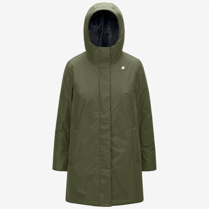 Jackets Woman SOPHIE SOFT TOUCH MARMOTTA Mid GREEN C-BLUE A Photo (jpg Rgb)			