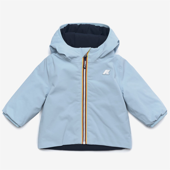 Jackets Kid unisex E. JACK ST WARM DOUBLE Short BLUE A-BLUE D Photo (jpg Rgb)			