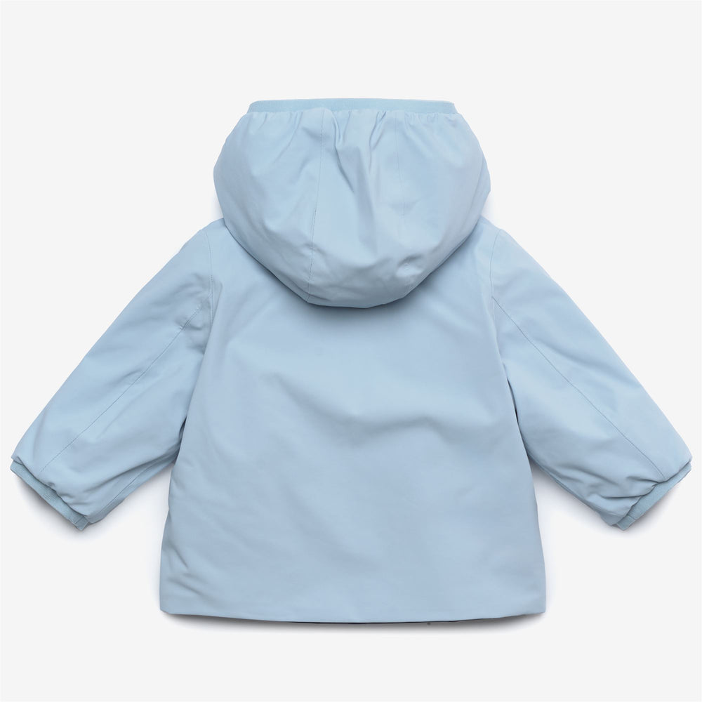 Jackets Kid unisex E. JACK ST WARM DOUBLE Short BLUE A-BLUE D Dressed Front (jpg Rgb)	