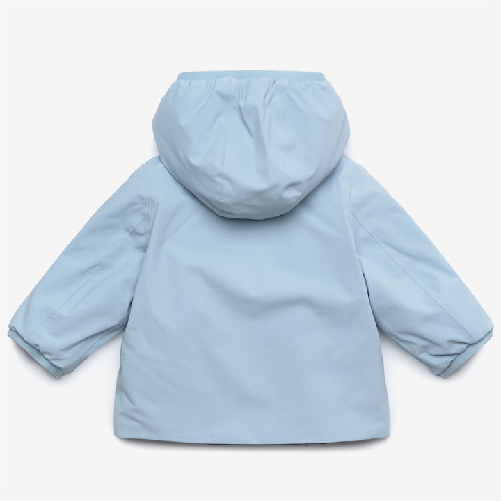 Jackets Kid unisex E. JACK ST WARM DOUBLE Short BLUE A-BLUE D Dressed Front (jpg Rgb)	