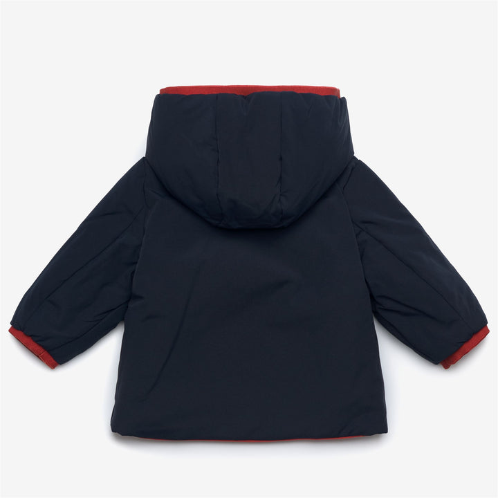 Jackets Kid unisex E. JACK ST WARM DOUBLE Short RED P-BLUE D Dressed Back (jpg Rgb)		