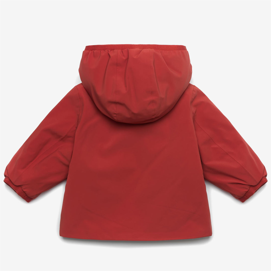 Jackets Kid unisex E. JACK ST WARM DOUBLE Short RED P-BLUE D Dressed Front (jpg Rgb)	