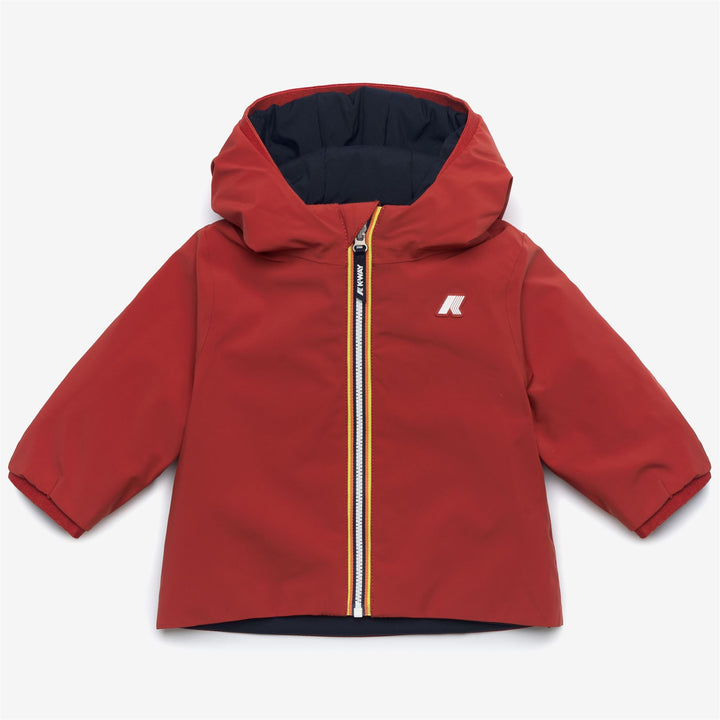 Jackets Kid unisex E. JACK ST WARM DOUBLE Short RED P-BLUE D Photo (jpg Rgb)			