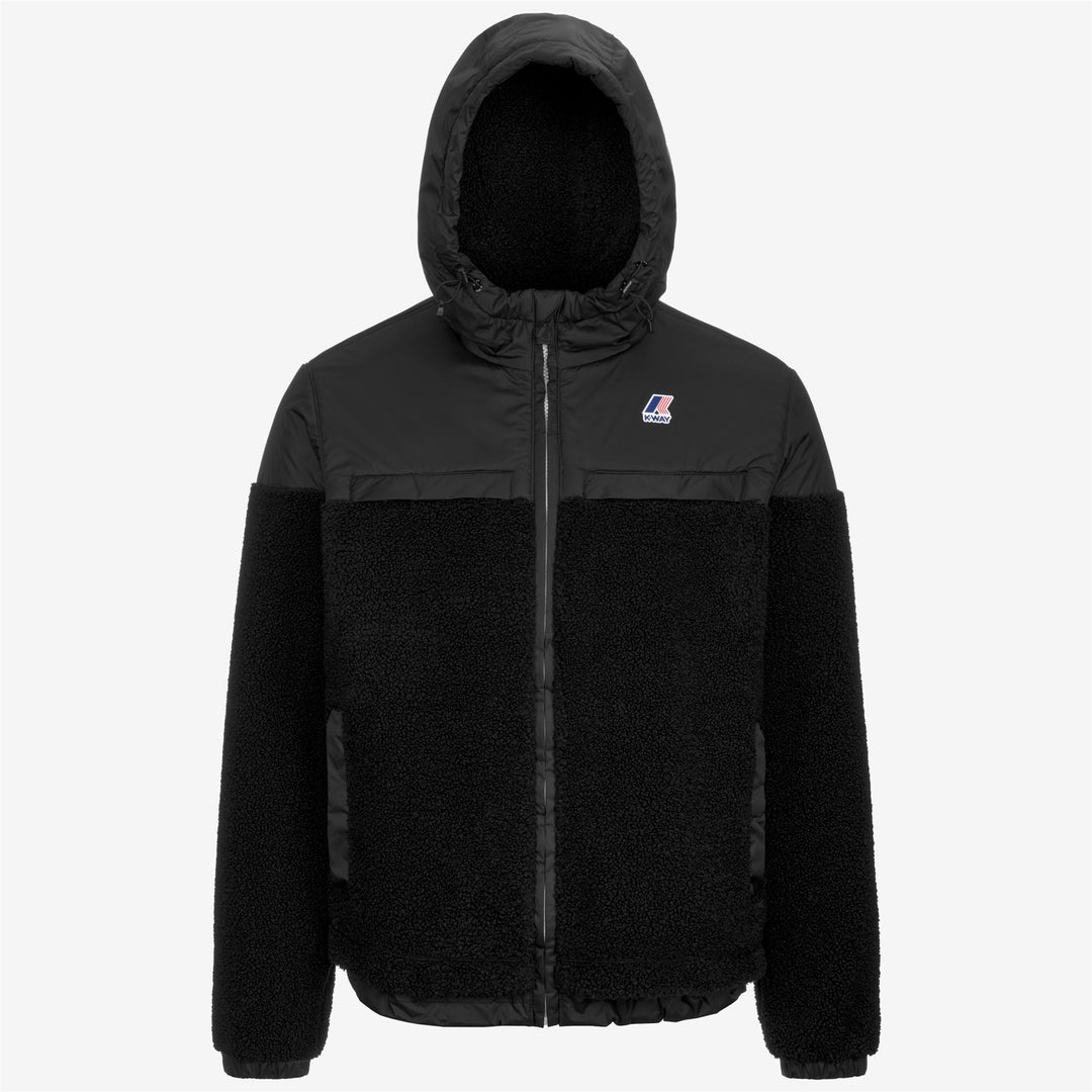 Fleece Unisex LE VRAI 3.0 JILDAZ ORSETTO Jacket BLACK-BLACK PURE Photo (jpg Rgb)			