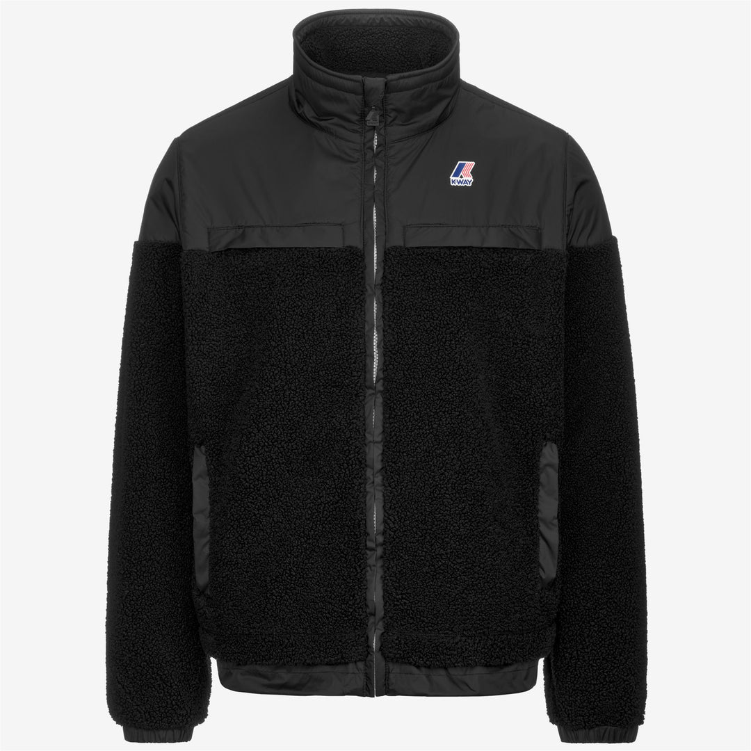 Fleece Unisex LE VRAI 3.0 JILDE ORSETTO Jacket BLACK-BLACK PURE Photo (jpg Rgb)			