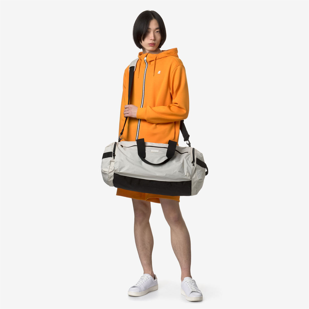 Bags Unisex MAREVILLE M Duffle BEIGE LT Dressed Back (jpg Rgb)		