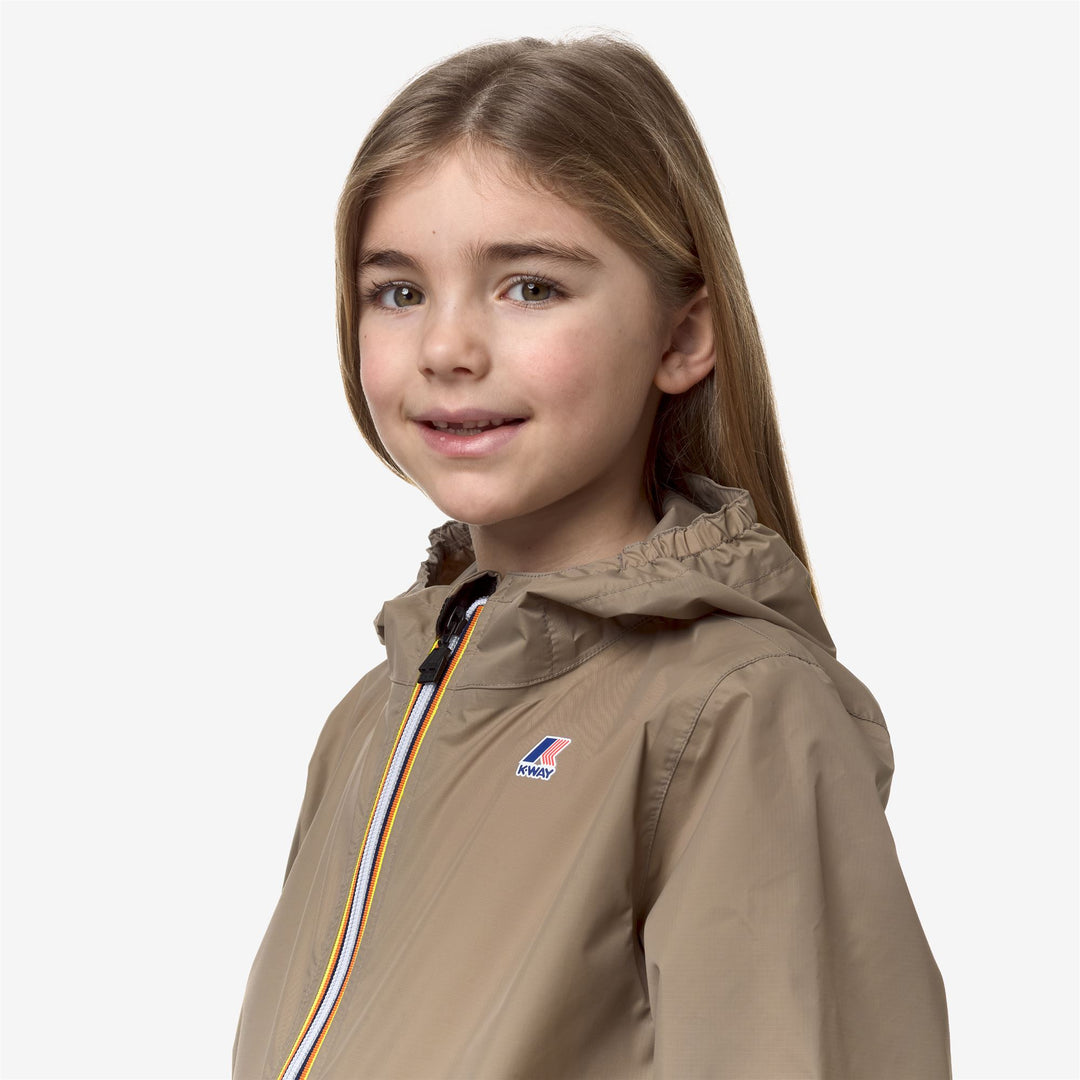 Jackets Kid unisex P. LE VRAI 3.0 CLAUDE Mid BEIGE TAUPE Detail Double				