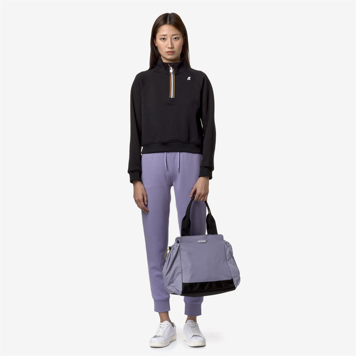 Bags Woman AISY TOTE BAG VIOLET GLICINE Dressed Back (jpg Rgb)		