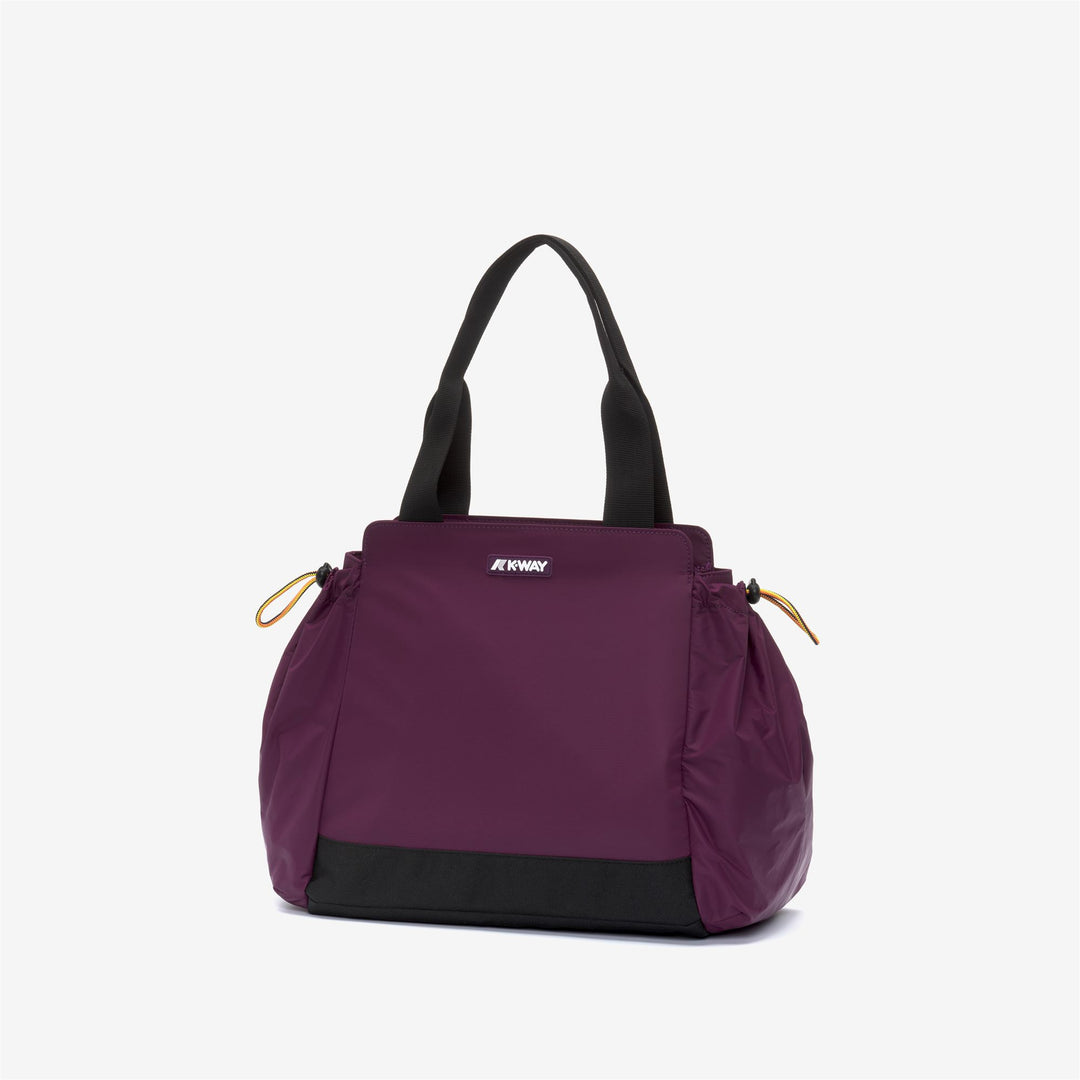 Bags Woman AISY TOTE BAG VIOLET DK PURPLE Dressed Front (jpg Rgb)	