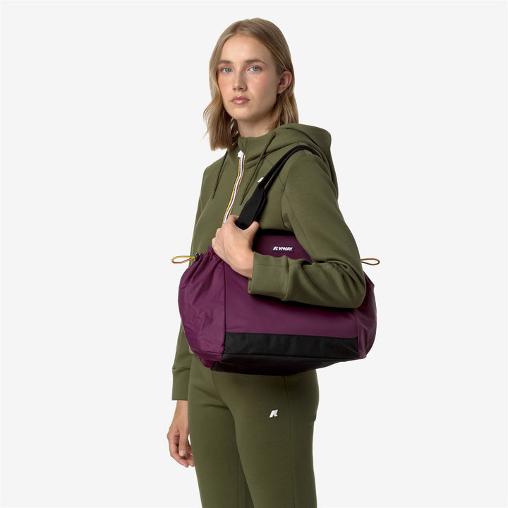 Bags Woman AISY TOTE BAG VIOLET DK PURPLE Detail (jpg Rgb)			