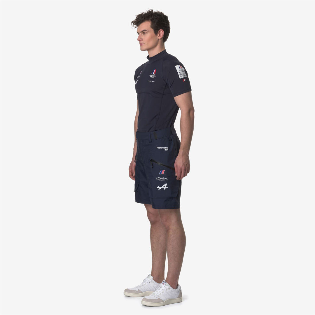 Shorts Unisex BERCK ORIENT EXPRESS TEAM AC Cargo BLUE DRESS Detail (jpg Rgb)			