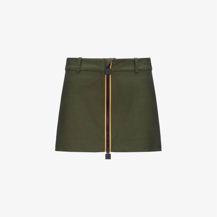 Skirts Woman MINIKI TECH WOOL 3L SOLID Short GREEN WINTER - BLACK ASH Photo (jpg Rgb)			