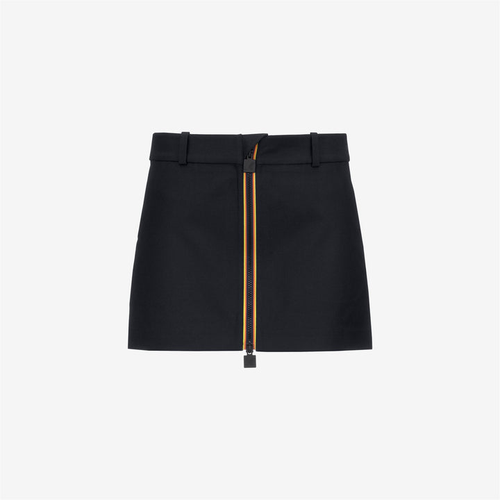 Skirts Woman MINIKI TECH WOOL 3L SOLID Short BLACK ASH Photo (jpg Rgb)			