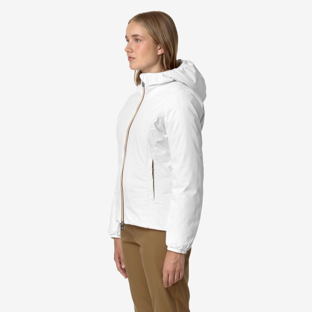 Jackets Woman LILY ST THERMO DOUBLE Short WHITE G-PINK T Detail (jpg Rgb)			