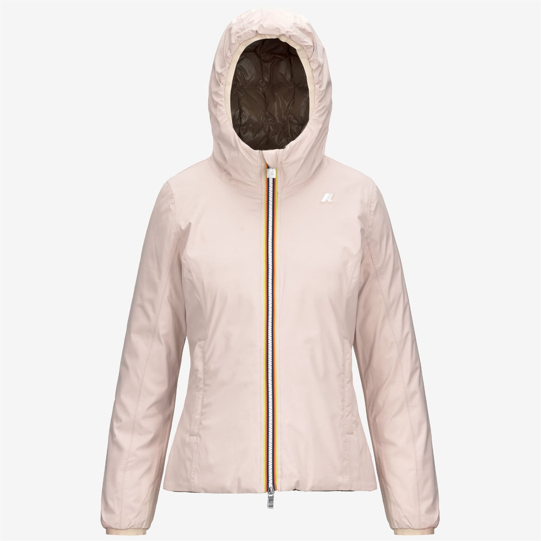 Jackets Woman LILY ST THERMO DOUBLE Short PINK T-BROWN G Photo (jpg Rgb)			