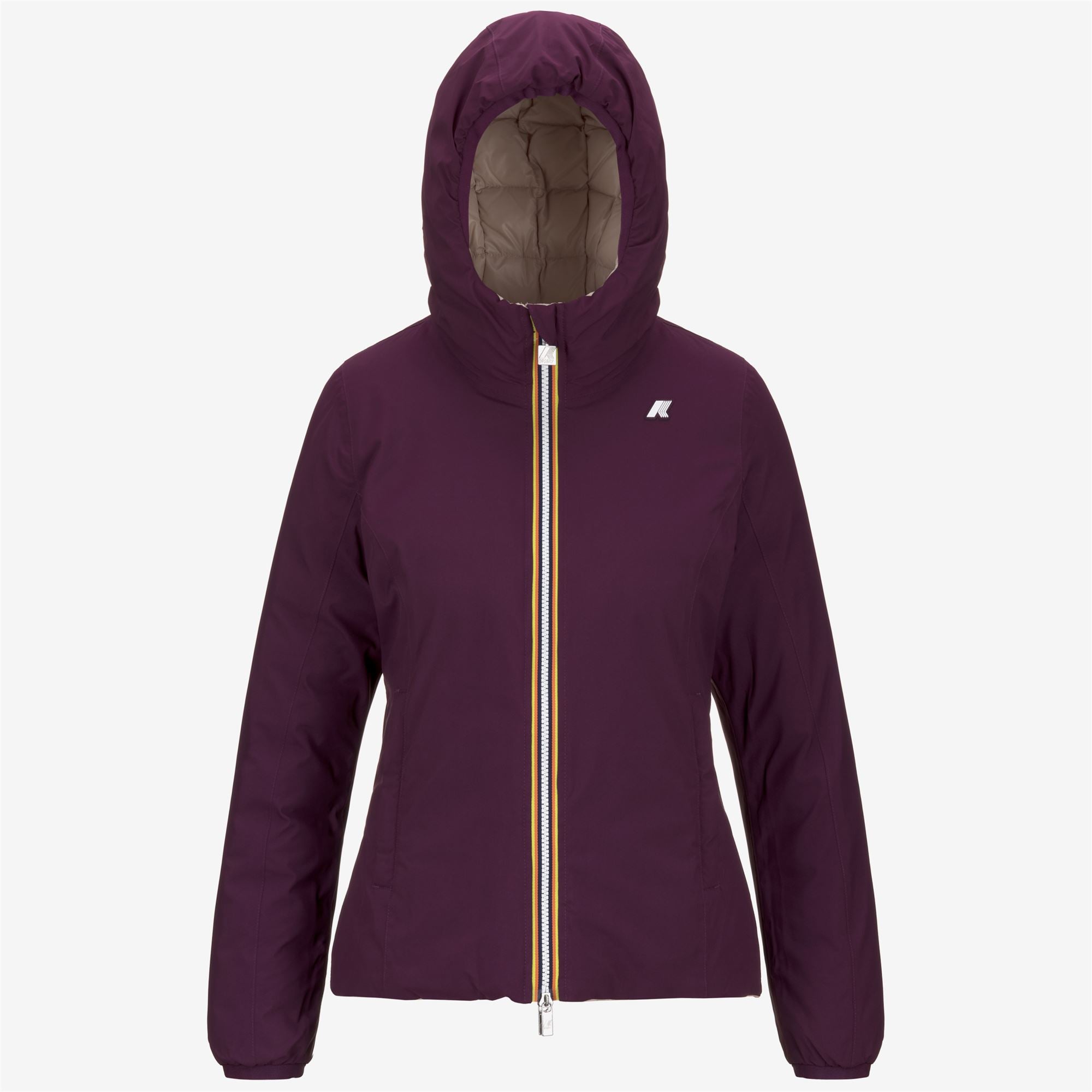 K Way Lily St Thermo Reversible Corta Jackets Corta Jackets Violet Womens S