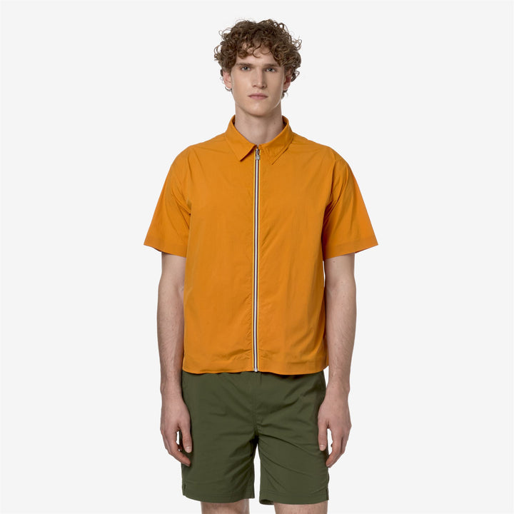 Jackets Man LICONCY Short ORANGE MD Dressed Back (jpg Rgb)		