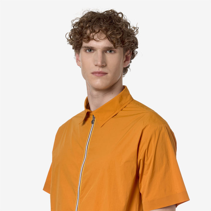 Jackets Man LICONCY Short ORANGE MD Detail Double				