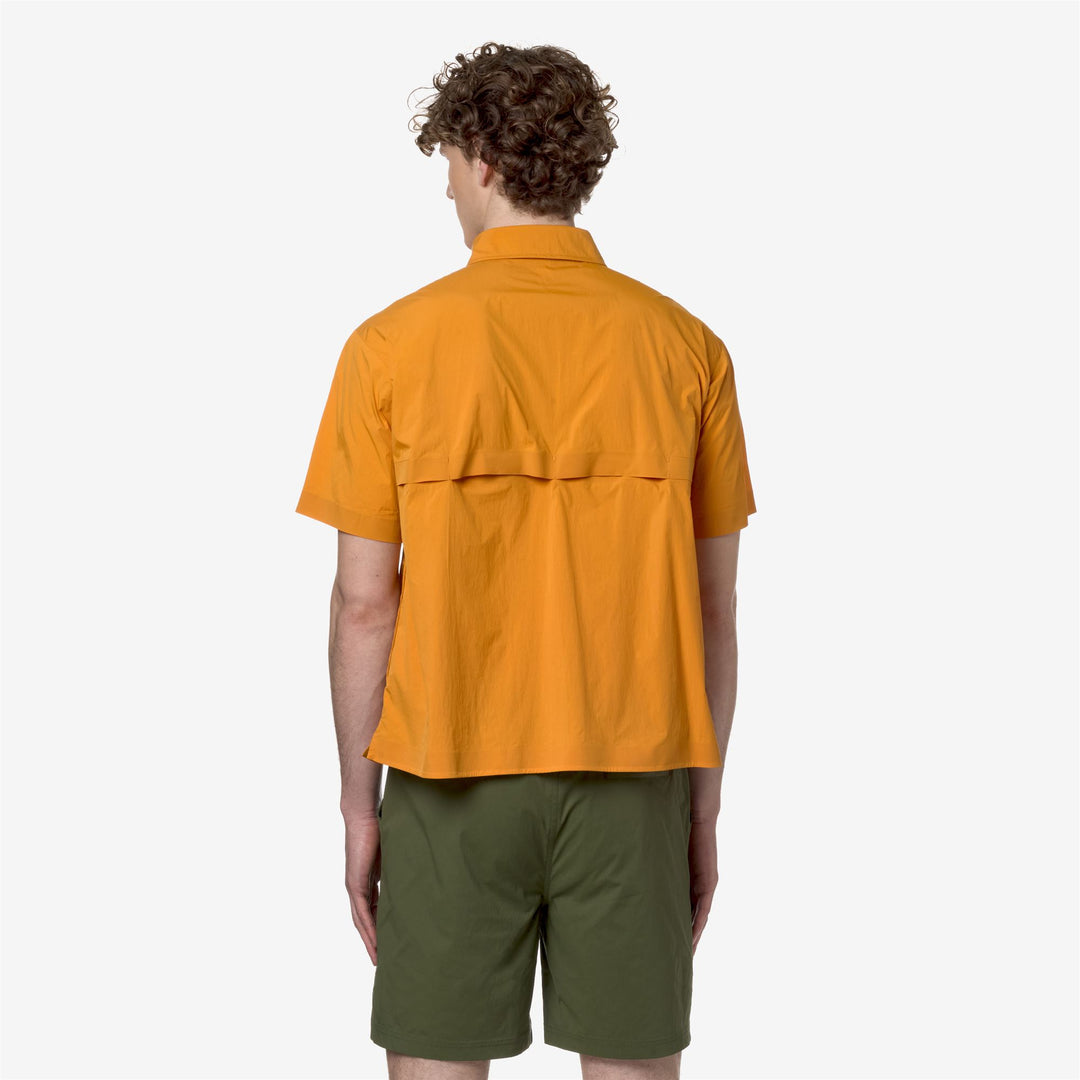 Jackets Man LICONCY Short ORANGE MD Dressed Front Double		